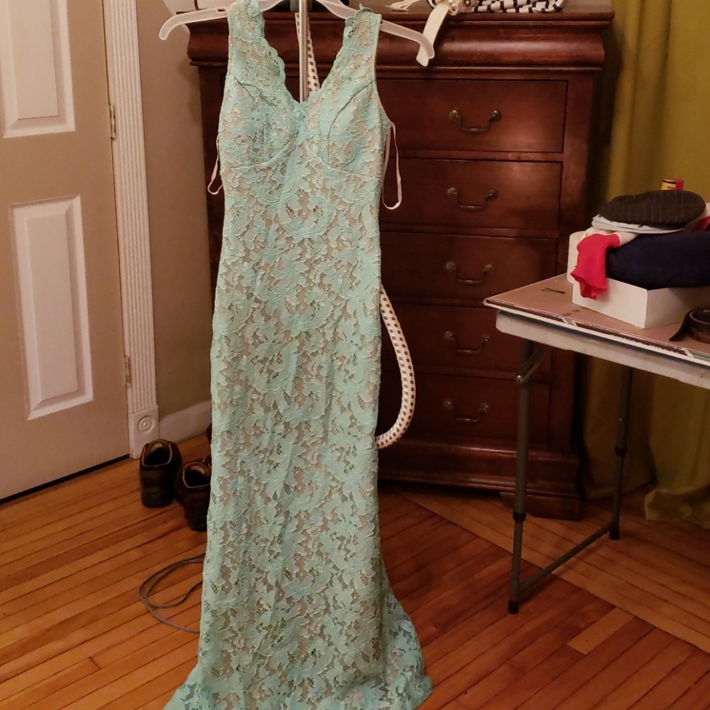 Deb lace mermaid  floor length  dress